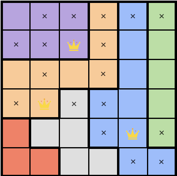 GIF animation showing Queen placement, attack range, and marker system
